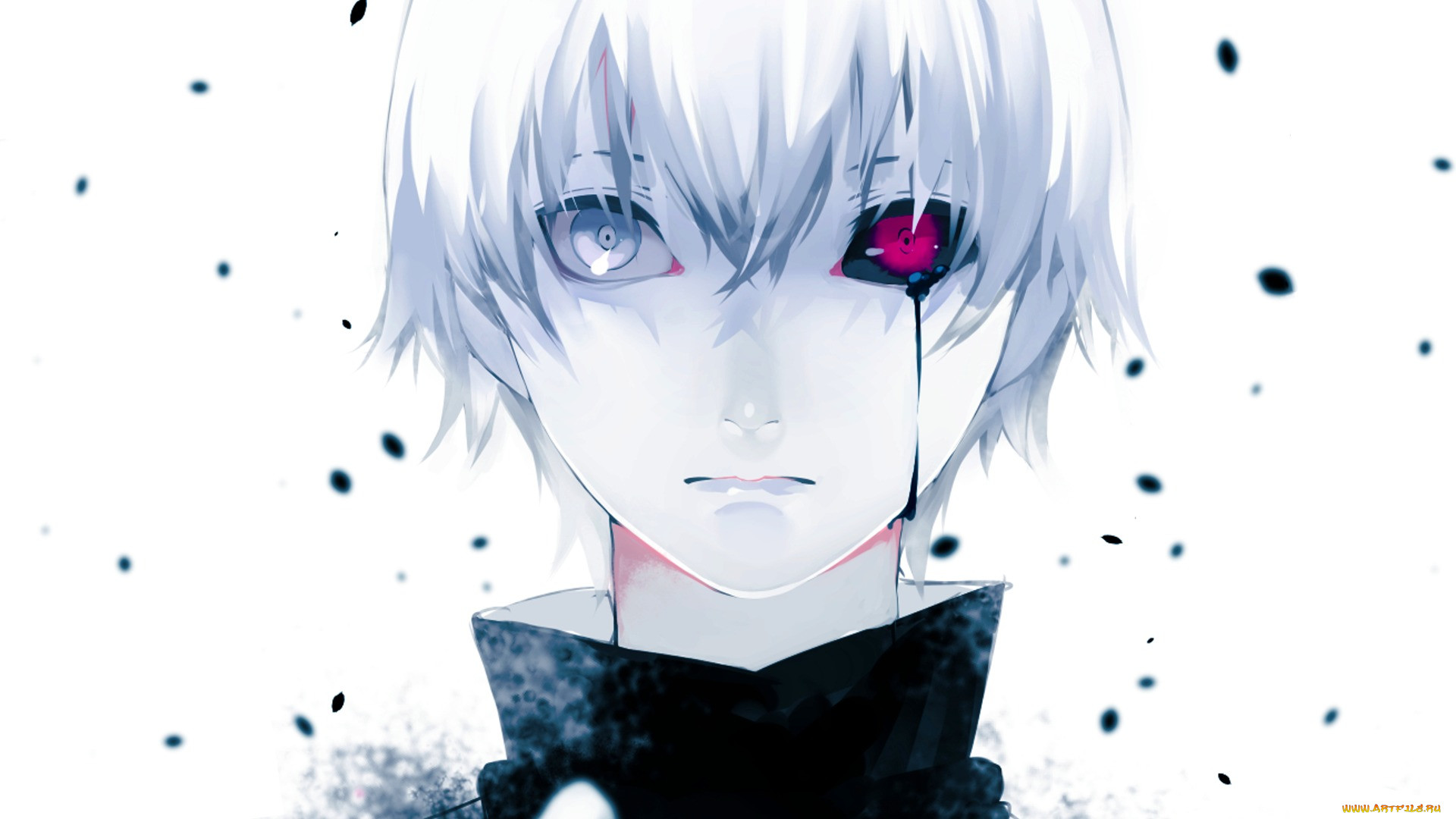 Обои Аниме Tokyo Ghoul, обои для рабочего стола, фотографии аниме, tokyo  ghoul, tokyo, ghoul, токийский, гуль, kaneki, ken, art, красный, глаз,  белые, волосы, канеки, кен Обои для рабочего стола, скачать обои картинки